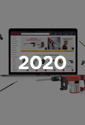 2020 – Lancement de notre site e-commerce