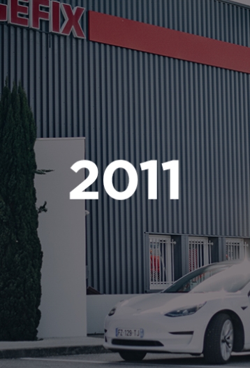2011 – Ouverture de la base logistique à Portes-lès-Valence